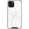 White Marble iPhone 14 Clear Case